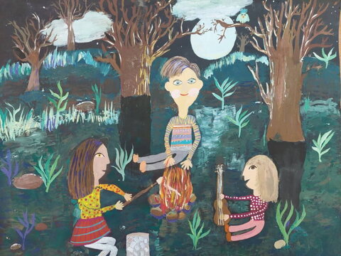 نقاشی کودکان ایرانی 4