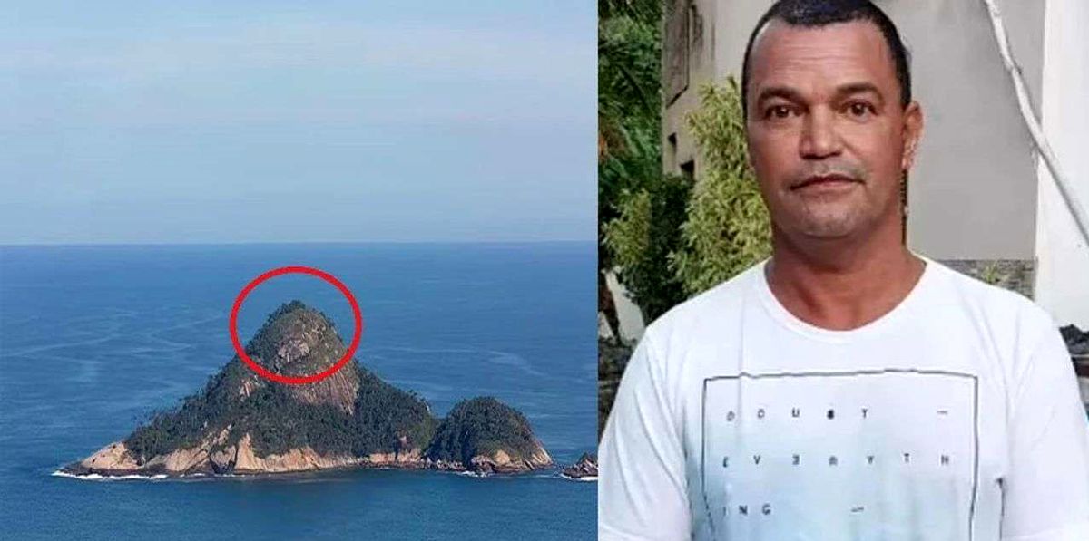 نجات معجزه‌آسای مرد گرفتار شده در یک جزیره +تصاویر
