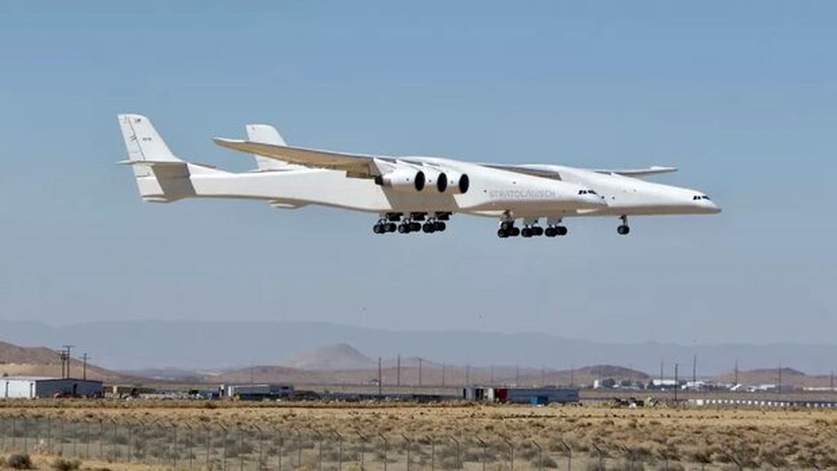 بزرگترین هواپیمای جهان برای هفتمین بار پرواز کرد