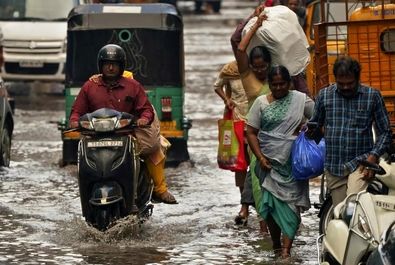 بارش باران‌های موسمی در هند