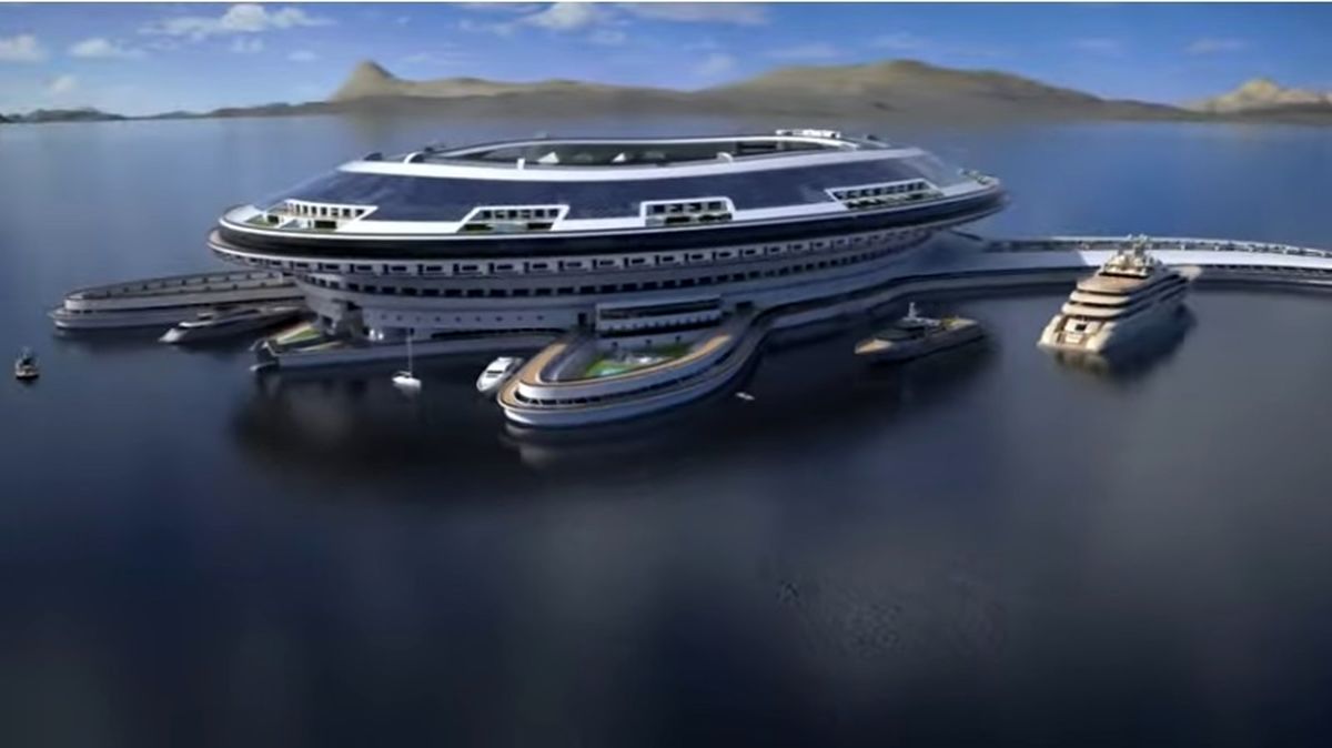 گرانترین و بزرگترین کشتی تفریحی دنیا در عربستان + فیلم